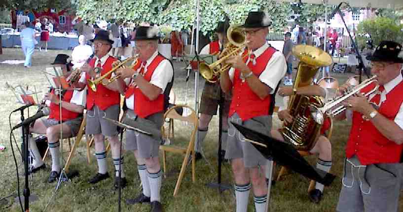 German Band at the Coatesville July 13, 2002 Ice Cream Festival